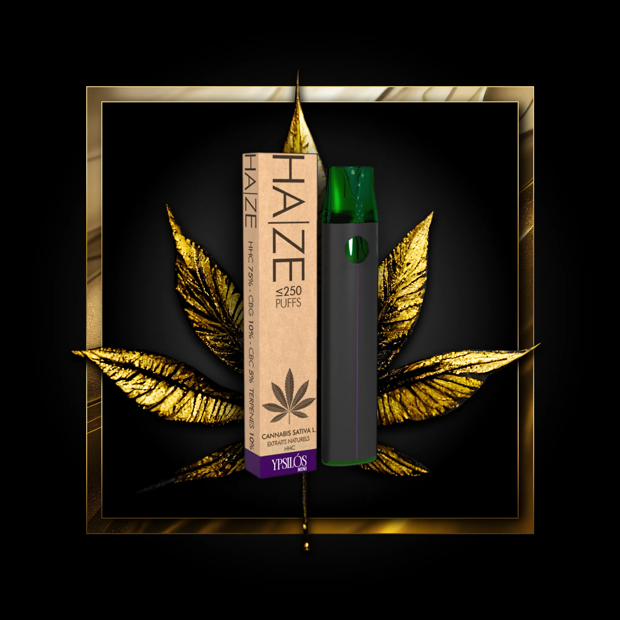 Haze (engangs) 250 drag - 0,50 ml. HHC