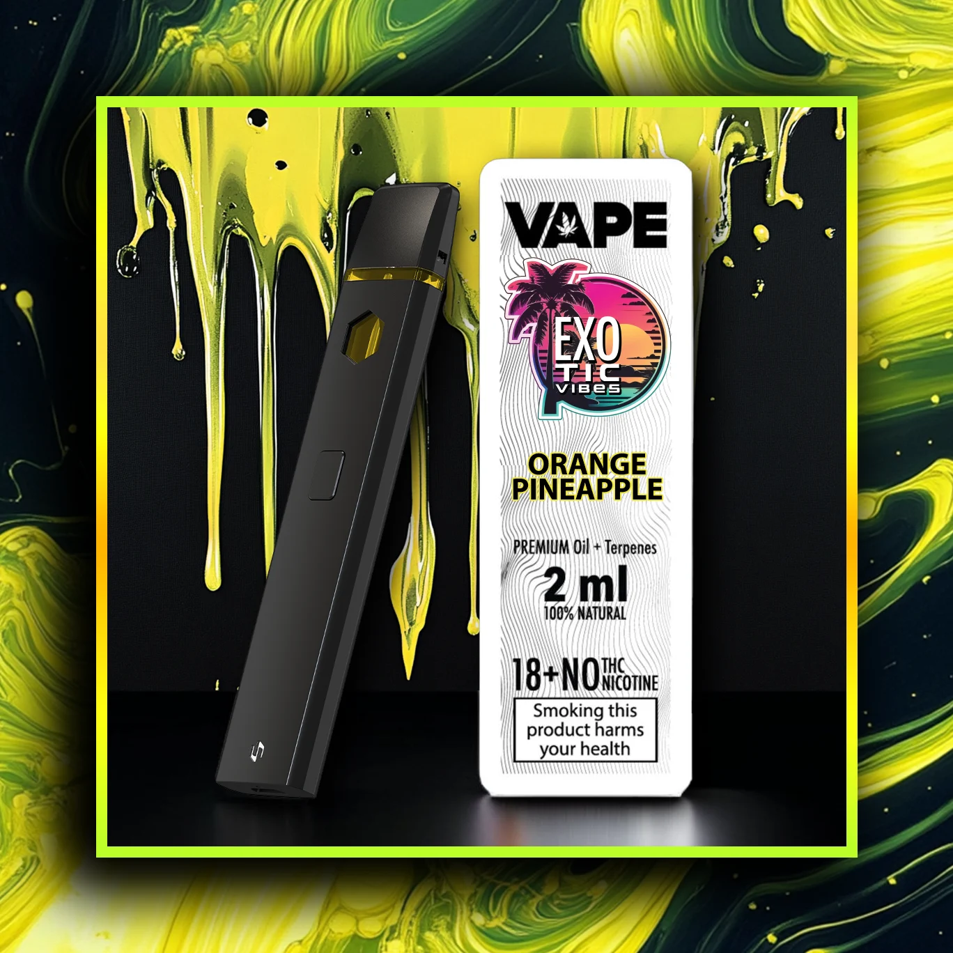 Orange Pineapple CB9 Premium-Vape - 1.00 ml. CB9